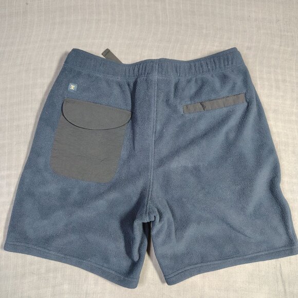 Roark Shorts Mens Size Large Dark Navy Fleece Campover Comfort Belt - Picture 7 of 9